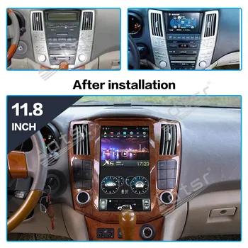 128G Za Lexus RX RX300 RX330 RX350 RX400H Android Radio magnetofon Avto Multimedijski Predvajalnik, Stereo vodja enote PX6 Tesla GPS Navi