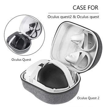 Trdi EVA Potovalni kovček Zaščito Bag Torbica za Shranjevanje Polje Kritje za Oculus Quest 2/Oculus Prizadevanju Virtualne Realnosti VR Dodatki
