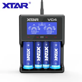 Polnilec Baterij XTAR VC4S QC3.0 Polnilnih AA AAA Baterije 20700 21700 18650 Baterijo, Polnilnik VC4S VS XTAR VC4 Polnilnik