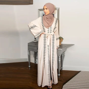 Ramadana Eid Mubarak Abaya Kimono Jopico Turčija Hidžab Muslimansko Obleko Islam Oblačila Abayas Za Ženske Dubaj Tam Kaftan Oman Haljo Femme