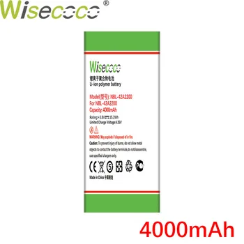 WISECOCO 4000 mah NBL-42A2200 Baterija Za Neffos C5 TP701A B C E Mobilnega Telefona, ki je Na Zalogi +Številko za Sledenje