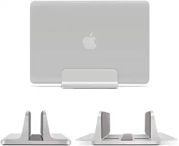 Aluminij Navpično Laptop Stand Debeline Nastavljiv Namizni Prenosniki Imetnik Postavili prihranek Prostora Stojalo za MacBook Pro/Zrak