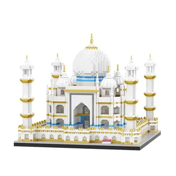 Novo Balody Arhitekture blok nastavi Točke Taj Mahal Palace Model gradniki Otroci Igrače Izobraževalne Opeke Otroci Darila