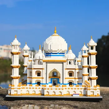 Novo Balody Arhitekture blok nastavi Točke Taj Mahal Palace Model gradniki Otroci Igrače Izobraževalne Opeke Otroci Darila