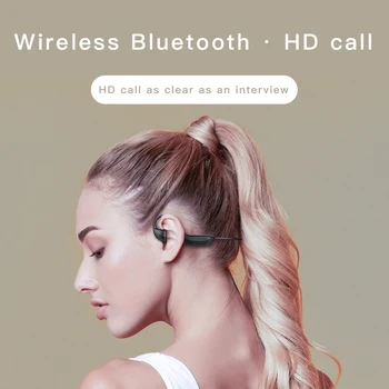 Slušalke Z Kostno Prevodnost Slušalke Bluetooth V5.0 Slušalke Brezžične Blutooth Slušalke Sweatproof Športih Na Prostem Čepkov