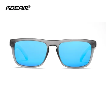 KDEAM 30 Barv so na Voljo Vrh Kvadratnih moška sončna Očala Polarizirana in UV400 Zaščito Prosojno Očal Okvir Ogledalo Leča