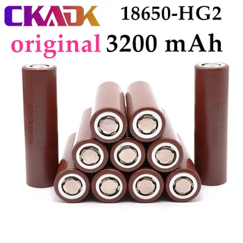 1-10PCS Novo Izvirno HG2 18650 3200mAh Baterije 18650 HG2 3,6 V Odvajanje 20A Namenjen Za hg2 Moč Baterije za ponovno Polnjenje