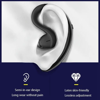 Brezžična Bluetooth Slušalka TWS Visi Uho 5.0 Mini Poslovni Športne Slušalke