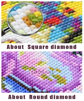 Diy 5d Diamond Slikarstvo Božič Rose in kave Mozaik Kvadratnih Polno Diamond Vezenje Navzkrižno Šiv Needlework Doma Dekor