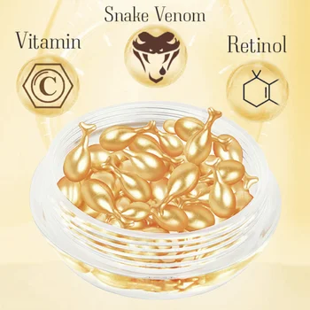 Snake Venom Ekstrakta Serum Proti Gubam Za Beljenje Anti Aging Obraz, Kože, 30 Kapsul