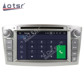Android 10.0 PX6 4G+64GB DSP Avto DVD Predvajalnik, GPS Navigacija za Toyota Avensis T25 2003-2008 Auto Stereo Vodja Enote Radio Snemalnik