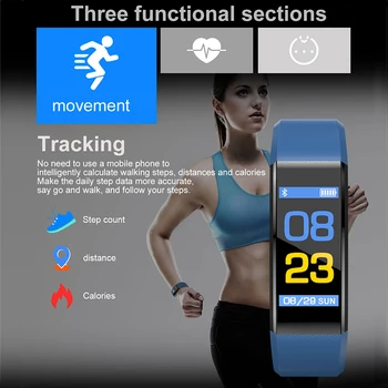 BINSSAW Watch Žensk, Moških, Otrok Moda Smart Monitor Srčnega utripa, Krvnega Tlaka, Fitnes Tracker Smartwatch Ure za ios android