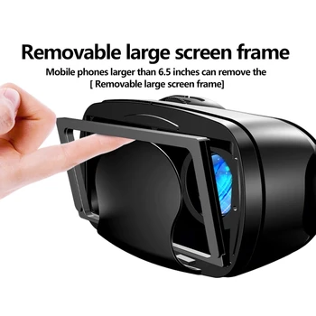 VRG Pro 3D VR Očala za Navidezno Resničnost celozaslonskem Visual širokokotni VR Očala za 5 do 7 Palčni Pametni Očala Naprav