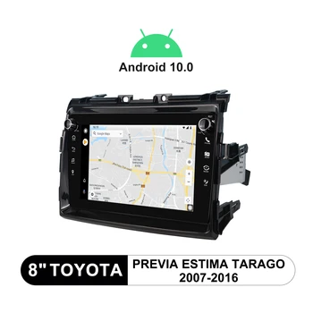 Autoradio 1 Din avtoradia Stereo Android 10 Multimedijski Predvajalnik, Vodja Enote Za Toyota Previa Estima Tarago 2007-2016 4G Carplay