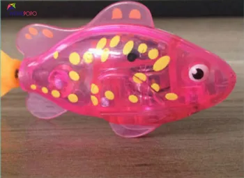 8 Kos / Veliko Flash Plavanje Rib Elektronski Ribe Aktivira Igrača Za Otroke Kopel Igrača Za Otroke Darila