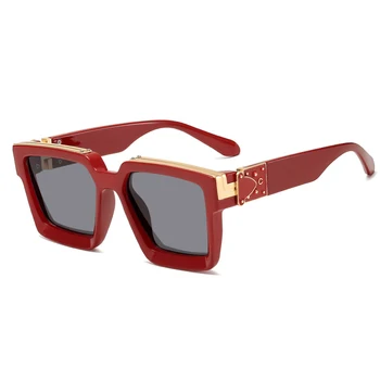 Velik okvir sončna očala moda trendovska sončna očala za moške in ženske