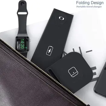 3 v 1 Brezžični Polnilnik Za iPhone 11 XS XR X 8 AirPods Apple Watch 6 SE 5 4 3 2 Polnjenje Stojalo za iWatch Samsung Huawei Xiaomi