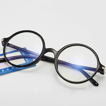 Retro očala ženske ženski majhne okrogle okvir umetnosti anti modra svetloba anti sevanja računalnik očala moški okrogle očala z študent