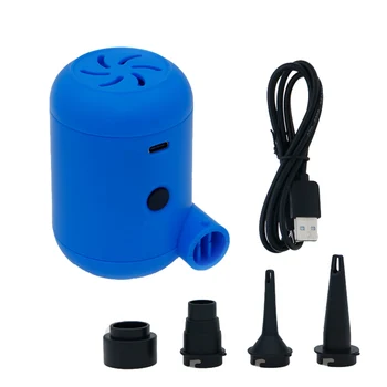 Prenosni 5V USB Mini Električna zračna Črpalka za Polnjenje Napihne Vbočeno Črpalke s 3 Šobami, Avto Inflator Electropump Orodje Prostem