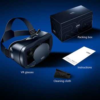 VRG Pro 3D VR Očala za Navidezno Resničnost celozaslonskem Visual širokokotni VR Očala Za 5 do 7 palčni Pametni Očala Naprav