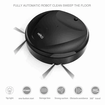 Multifunkcijski Smart Floor Cleaner), 3-V-1 Za Ponovno Polnjenje Auto Smart Pometanje Robot Suho Mokro Pometanje Sesalnik