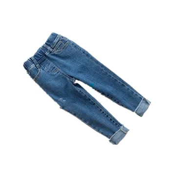Dekliške hlače elastična vitek noge hlače jeans jeseni nov slog otrok obrabe