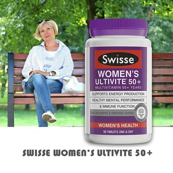 Swisse Spojina Vitamini za 50+ Let Ženske, Zdravje, Wellness Izdelek Ženske Energije Ravni Dejavnosti Vzdržljivosti Vitalnost Med Stresa