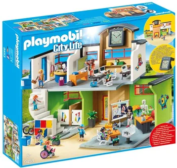 Playmobil Osnovni šoli, razredu, šoli, montažna gradnja bloka igrače nastavite Otrok Igrača Darilo za Rojstni dan
