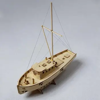 1:50 DIY Lesene Sestavljeni Model Ladje Otrok Izobraževalne Igrače, Lesene Jadrnica, Okraski, Igrače Božič Darilo za Rojstni dan