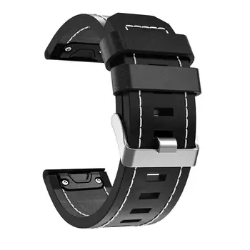 Easyfit Wriststrap 26 mm Hitro Sprostitev usnje Watchband zapestnica za Garmin Fenix 6X / Fenix 6X pro Fenix 3 3 HR Smart Watchband
