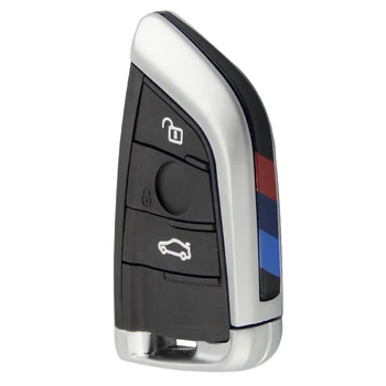 OkeyTech Smart Remote Avto Ključ Lupini Primeru za BMW X5 X6 F15 X6 F16 G30 7 Series G11 X1 F48 F39 Fob 3/ 4 Gumbi Nož Kartico Slog