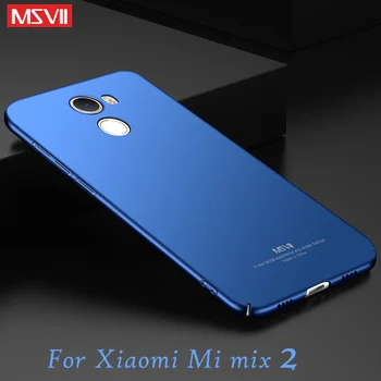 Mi Mix 2 MSVII primeru za Xiaomi Mi Mix 2 primera zalivu Ultra Tanek Mat Težko PC Hrbtni Pokrovček za xiaomi mix 2 primera xiaomi mix2 primerih