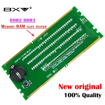Nov original Namizje DDR2 DDR3 Pomnilnika RAM Režo Tester z LED DDR2 Reže DDR3 Tester za Desktop Motherboard brezplačna dostava