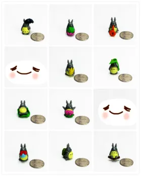 10pc/Set Hayao Miyazaki Serije Totoro Gnome Igrača Mikro Krajine Mini Vrt Dekoracijo Miniature Igrače Dom Dekor