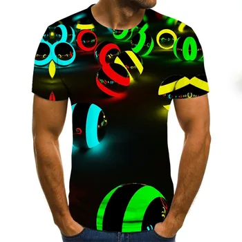 Poletje moda za moške hip-hop T-shirt 3D T-shirt moški t-shirt poletje anime T-shirt kratek rokav O-vratu vrh