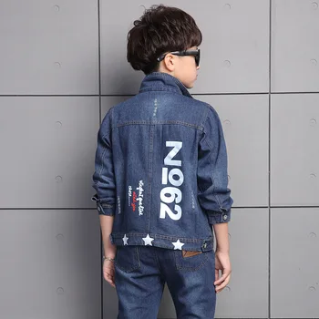 Otroška oblačila fant pomlad obleko 2020 novi korejski otrok denim bo ustrezala dva sklopa spomladi in jeseni otroci oblačila tide