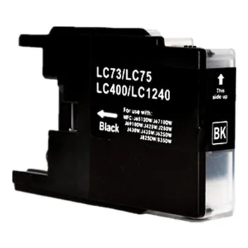 2pcs združljiv črna kartuša za brother LC12 LC40 LC71 LC73 LC75 LC400 LC1220 LC1240