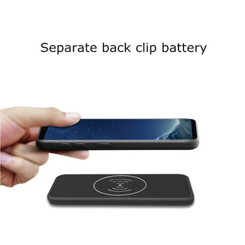 2021 5000mAh Polnilec za Baterije Ohišje Za Samsung Galaxy S10 Plus S10e Backup Moči Banke Brezžični Magnetni Nazaj Posnetek Baterije Primeru