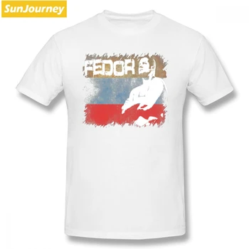 Top Oblikovanje Moške majice Fedor Emelianenko Kratka Sleeved Bombaž O-vratu Plus Velikost T-shirt Za Odrasle Camiseta