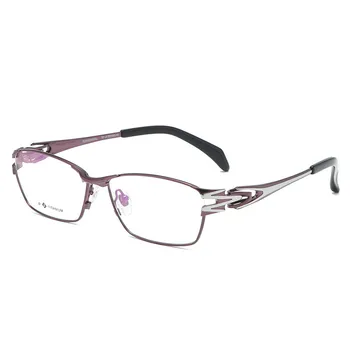 Modni trend za moške očal okvir full frame čistega titana podjetja je lahko opremljen s recept očala za kratkovidnost
