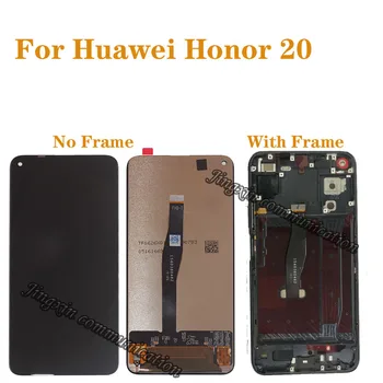 Original Za Huawei Honor 20 LCD zaslon, Zaslon na Dotik, Računalnike Zbora za honor20 YAL-L21 YAL-L41 YAL-AL10 LCD Steklo zaslona