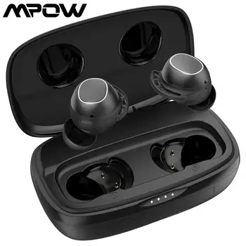 Mpow M30 Plus IPX7 Nepremočljiva Sport Slušalke Bluetooth 5.0 Brezžične Hi-fi Stereo Slušalke S Polnjenjem Primeru