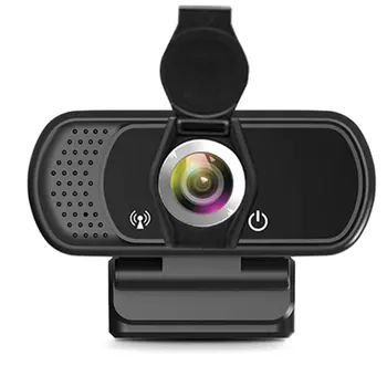 Webcam 1080P Full HD Spletna Kamera Mini Webcam Kritje Za PC Računalnik, Prenosni računalnik, Video, USB, samodejno ostrenje, Spletna Kamera Z Mikrofonom