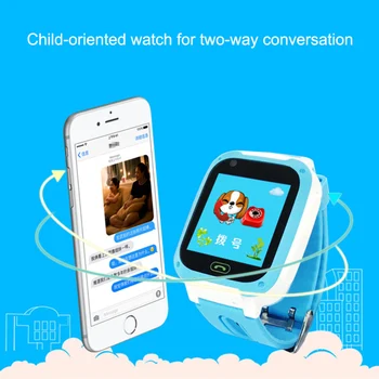 1pcs Otroci je Pametno Gledati Nepremočljiva Manšeta SOS bazne Postaje Položaja Otroci Smartwatches Klic Telefon za IOS Android