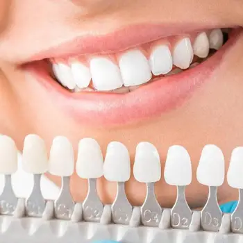 16 Barv za Beljenje Zob Nastavite 3D Odtenek, v Priročniku Barve Primerjalno Ogledalo Zobozdravstvo Hladno Svetlobo Zobe White Beljenje Zobni Ploščo