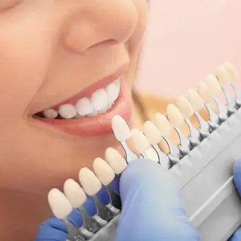 16 Barv za Beljenje Zob Nastavite 3D Odtenek, v Priročniku Barve Primerjalno Ogledalo Zobozdravstvo Hladno Svetlobo Zobe White Beljenje Zobni Ploščo