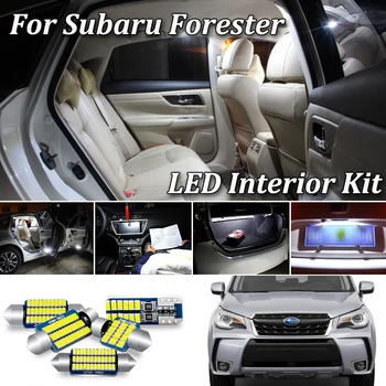 Canbus LED Luči Luč Za Notranje zadeve 1998 - 2017 2018 2019 2020 Subaru Gozdar LED Notranjosti Zemljevid Trunk registrske tablice Svetlobe