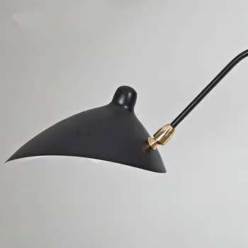 Mansarda Industrijske Vintage oblikovanjem stropna svetilka Črne Barve serge mouille stropne luči Coffee Shop Kuhinja Stropne svetilke svetilke