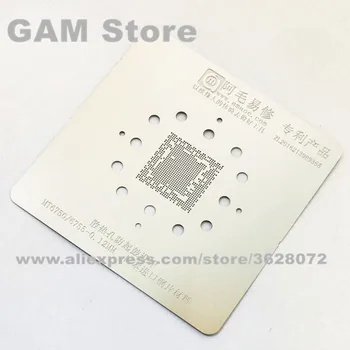 Za MT6750V MT6755V CPU BGA Matrica 0.12 mm Neposredno Ogrevanje Predlogo Anti Boben-up Ni Enostavno Deformirana