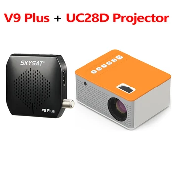 SKYSAT V9 Plus Z UC28D Projektor V9Plus Podpora Full HD 1080P DVB-S/S2 USB/PVR Ready 3G WiFi Media Player